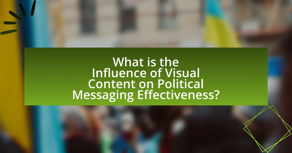 What is the Influence of Visual Content on Political Messaging Effectiveness?